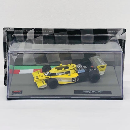 おもちゃ・玩具 [単品] 1/43 RENAULT RS01 1977 elf #15(イエロー×ブラック) 「F1マシンコレクション全国版 第69号」 同梱品 RENAULT RS01 1977 elf #15 1/43スケール 第69号同梱品【加古川物流】