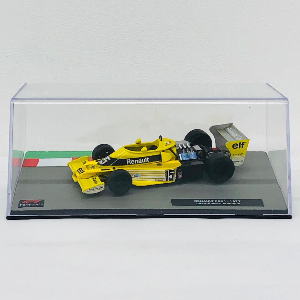 おもちゃ・玩具 [単品] 1/43 RENAULT RS01 1977 elf #15(イエロー×ブラック) 「F1マシンコレクション全国版 第69号」 同梱品 RENAULT RS01 1977 elf #15 1/43スケール 第69号同梱品【加古川物流】