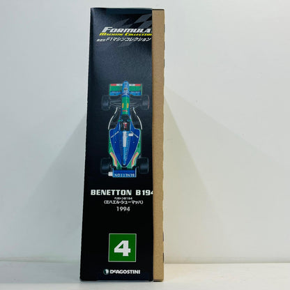 おもちゃ・玩具 [単品] 1/43 BENETTON B194-1994 elf #5(グリーン×ブルー×ライトブルー) 「F1マシンコレクション全国版 4」 同梱品 BENETTON B194-1994 elf #5 1/43スケール 第4号同梱品【加古川物流】