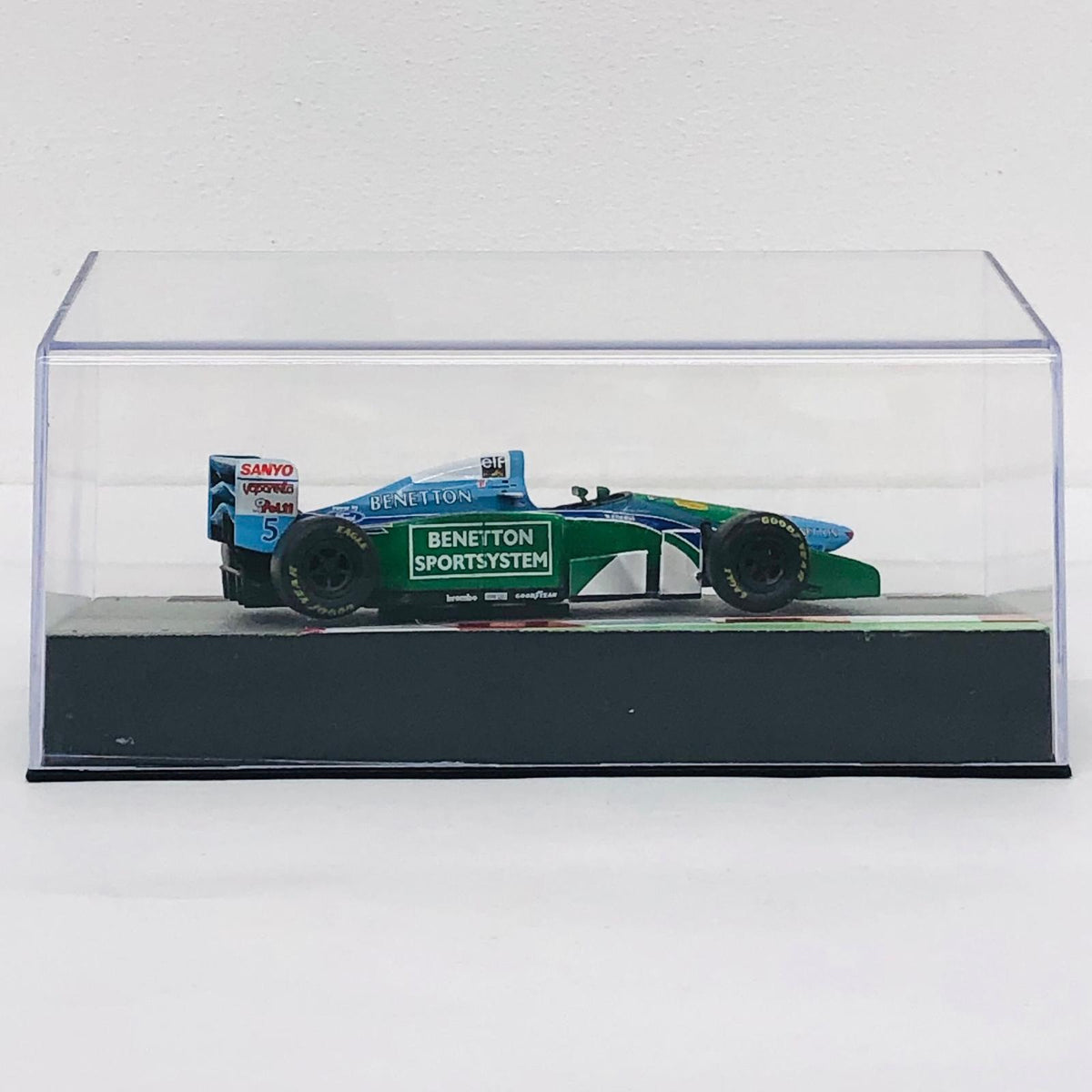 おもちゃ・玩具 [単品] 1/43 BENETTON B194-1994 elf #5(グリーン×ブルー×ライトブルー) 「F1マシンコレクション全国版 4」 同梱品 BENETTON B194-1994 elf #5 1/43スケール 第4号同梱品【加古川物流】