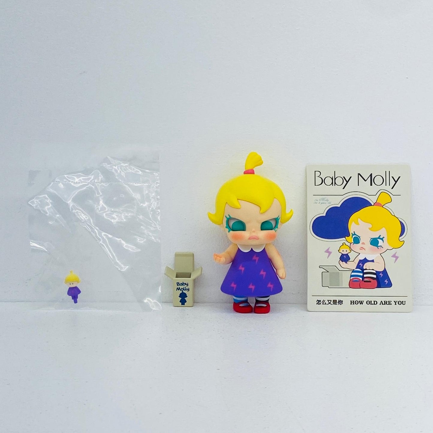 フィギュア How Old Are You 「POPMART Baby Molly When I was Three!シリーズ」 How Old Are You Baby Molly When I was Three!【フィギュア】【加古川物流】