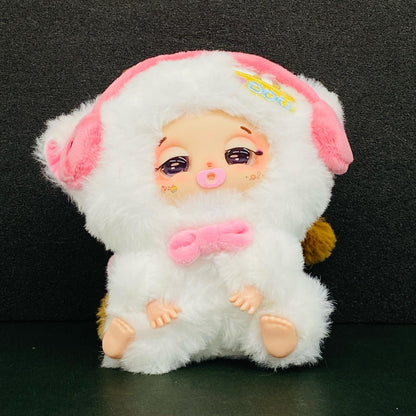 ぬいぐるみ 羊「Sleepy baby DouDou ラッキーデリバリーシリーズ ぬいぐるみキーホルダー」 羊 Sleepy baby DouDou ラッキーデリバリーシリーズ ぬいぐるみキーホルダー【加古川物流】