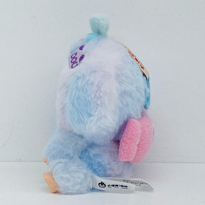 ぬいぐるみ イヌ Blue「Sleepy baby DouDou ラッキーデリバリーシ イヌ Blue Sleepy baby DouDou ラッキーデリバリーシリーズ ぬいぐるみキーホルダー【加古川物流】