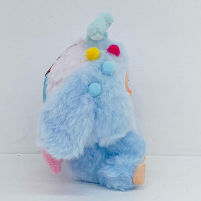 ぬいぐるみ イヌ Blue「Sleepy baby DouDou ラッキーデリバリーシ イヌ Blue Sleepy baby DouDou ラッキーデリバリーシリーズ ぬいぐるみキーホルダー【加古川物流】