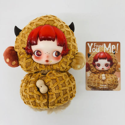 ぬいぐるみ Pranky Peanut「SKULLPANDA You Found Me! シリーズ ぬいぐるみペンダント」 Pranky Peanut SKULLPANDA You Found Me! シリーズ ぬいぐるみペンダント【加古川物流】