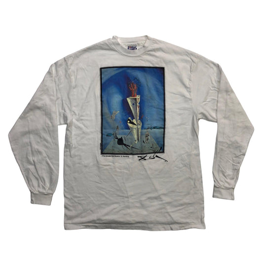 サルバトーレ ダリ 長袖Ｔシャツ 90'S ホワイト【瀬戸大橋店】