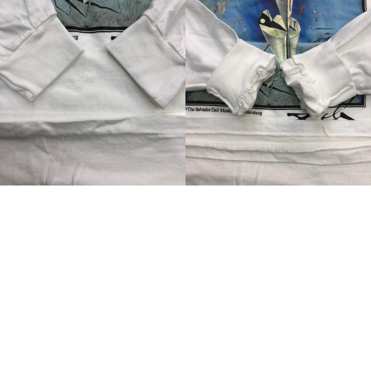 サルバトーレ ダリ 長袖Ｔシャツ 90'S ホワイト【瀬戸大橋店】