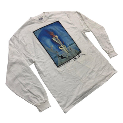 サルバトーレ ダリ 長袖Ｔシャツ 90'S ホワイト【瀬戸大橋店】