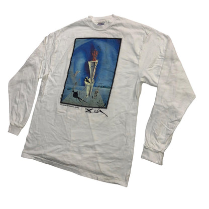 サルバトーレ ダリ 長袖Ｔシャツ 90'S ホワイト【瀬戸大橋店】