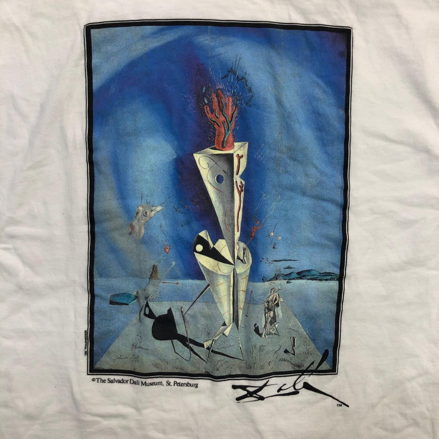 サルバトーレ ダリ 長袖Ｔシャツ 90'S ホワイト【瀬戸大橋店】
