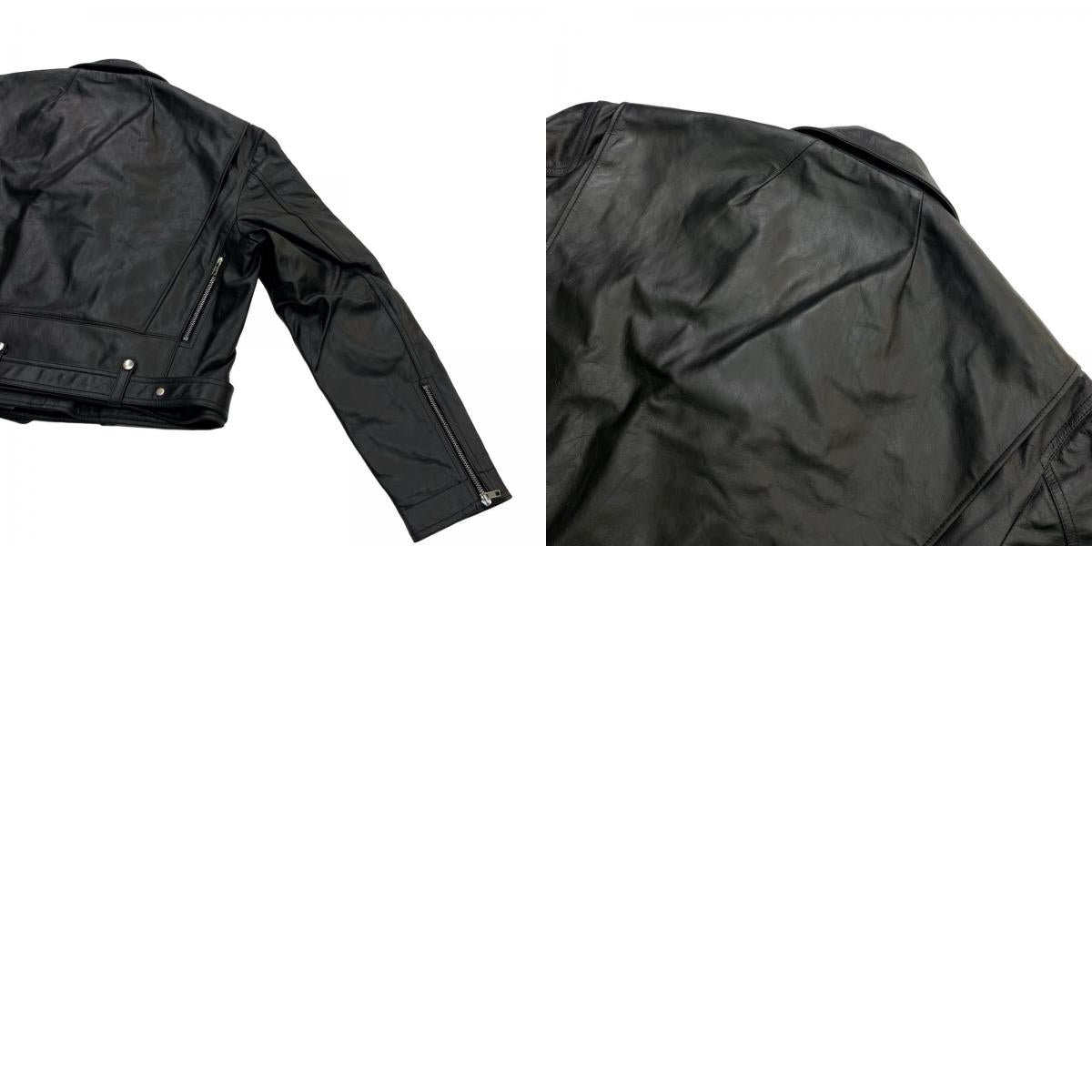 Rick Owens | リックオウエンス Cropped Jumbo Bauhaus Stooges ライダースジャケット ブラック【瀬戸大橋店】