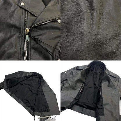 Rick Owens | リックオウエンス Cropped Jumbo Bauhaus Stooges ライダースジャケット ブラック【瀬戸大橋店】