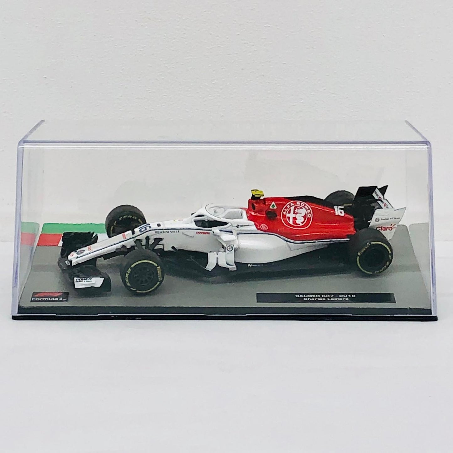 おもちゃ・玩具 [単品] SAUBER C37 2018 #16(ホワイト×レッド) 「F1マシンコレクション全国版 124」 同梱品 SAUBER C37 2018 #16 1/43スケール 124【加古川物流】