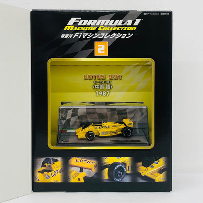 おもちゃ・玩具 [単品] 1/43 LOTUS 99T 1987 DeLonghi #11(イエロー) 「F1マシンコレクション全国版」 第2号付録 LOTUS 99T 1987 #11 1/43スケール 2【加古川物流】