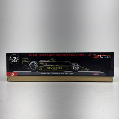 おもちゃ・玩具 [単品] 1/24 LOTUS 79 Mario Andretti 1978 OLYMPUS(ブラック×ゴールド) 「隔週刊 ビッグスケールF1コレクション 全国版 8」 同梱品 LOTUS 79 Mario Andretti 1978 OLYMPUS 1/24スケール【加古川物流】