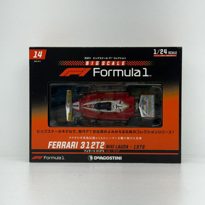 おもちゃ・玩具 [単品] 1/24 FERRARI 312 T2 - Niki Lauda - 1976 #1(レッド×ホワイト) 「隔週刊 ビッグスケールF1コレクション 全国版 14」 同梱品 FERRARI 312 T2 - Niki Lauda - 1976 1/24スケール【加古川物流】
