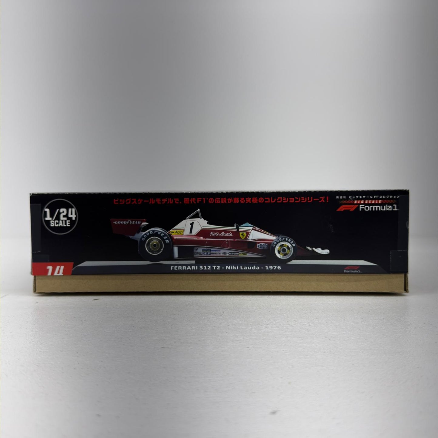 おもちゃ・玩具 [単品] 1/24 FERRARI 312 T2 - Niki Lauda - 1976 #1(レッド×ホワイト) 「隔週刊 ビッグスケールF1コレクション 全国版 14」 同梱品 FERRARI 312 T2 - Niki Lauda - 1976 1/24スケール【加古川物流】