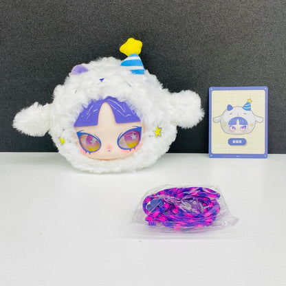 ぬいぐるみ 白山羊 「INN’S Let’s Party ぬいぐるみポーチ」 白山羊 INN’S Let’s Party ぬいぐるみポーチ【加古川物流】