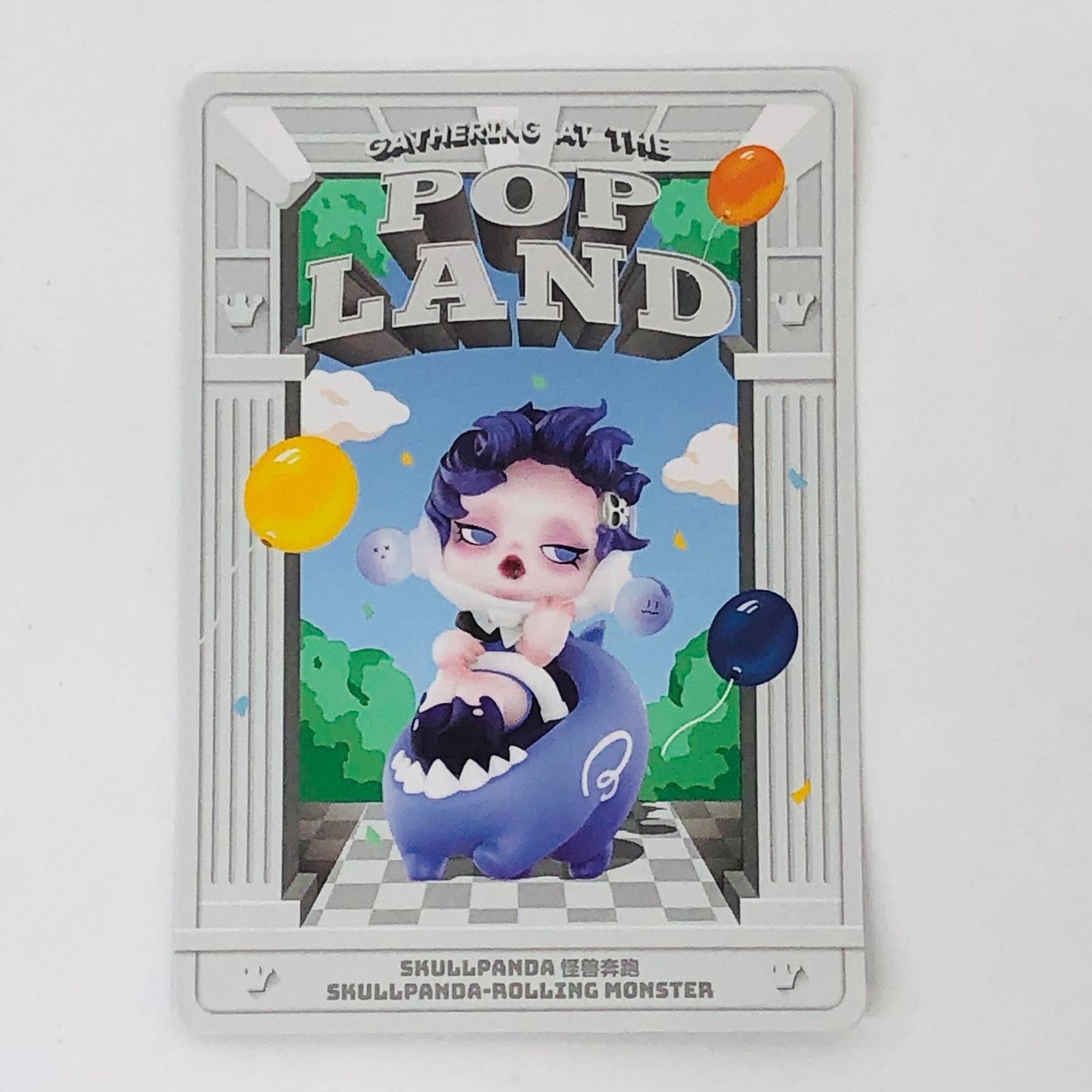 フィギュア SKULL PANDA-ROLLING MONSTER 「POPMART Gathering at the Popland シリーズ」 SKULL PANDA-ROLLING MONSTER Gathering at the Popland シリーズ【フィギュア】【加古川物流】