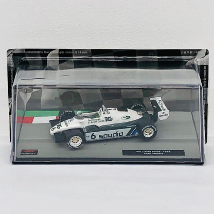 おもちゃ・玩具 [単品] 1/43 WILLIAMS FW08 1982 Keke Rosberg #6(ホワイト×グリーン) 「F1マシンコレクション全国版 128」 同梱品 WILLIAMS FW08 1982 #6 1/43スケール 128【加古川物流】