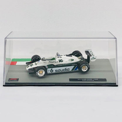 おもちゃ・玩具 [単品] 1/43 WILLIAMS FW08 1982 Keke Rosberg #6(ホワイト×グリーン) 「F1マシンコレクション全国版 128」 同梱品 WILLIAMS FW08 1982 #6 1/43スケール 128【加古川物流】