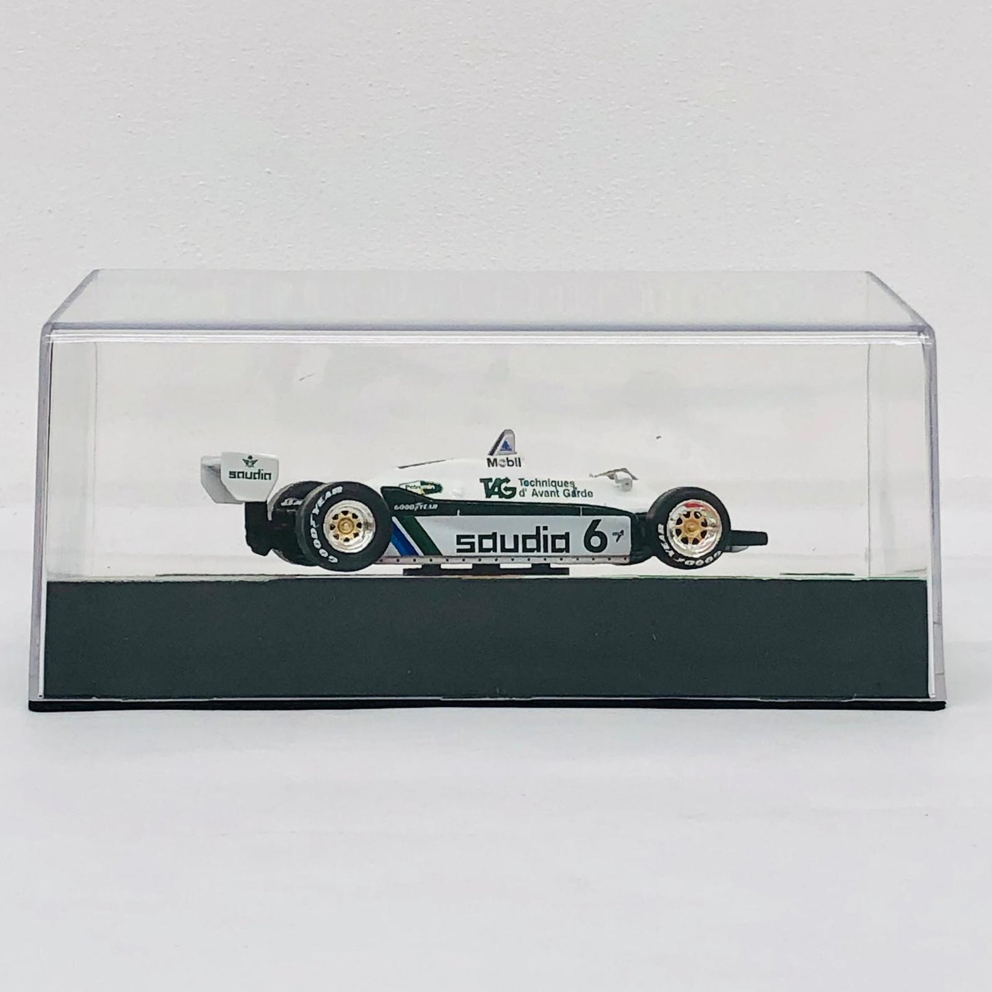 おもちゃ・玩具 [単品] 1/43 WILLIAMS FW08 1982 Keke Rosberg #6(ホワイト×グリーン) 「F1マシンコレクション全国版 128」 同梱品 WILLIAMS FW08 1982 #6 1/43スケール 128【加古川物流】