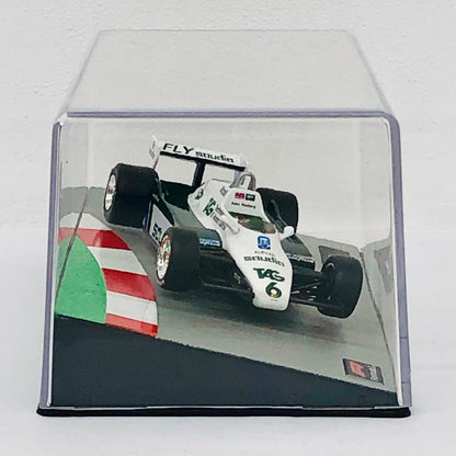 おもちゃ・玩具 [単品] 1/43 WILLIAMS FW08 1982 Keke Rosberg #6(ホワイト×グリーン) 「F1マシンコレクション全国版 128」 同梱品 WILLIAMS FW08 1982 #6 1/43スケール 128【加古川物流】