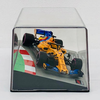 おもちゃ・玩具 [単品] 1/43 McLaren MCL33 2018 #14 フェルナンド・アロンソ(オレンジ×ブルーイエロー) 「F1マシンコレクション全国版 122」 同梱品 McLaren MCL33 2018 #14 1/43スケール 122【加古川物流】