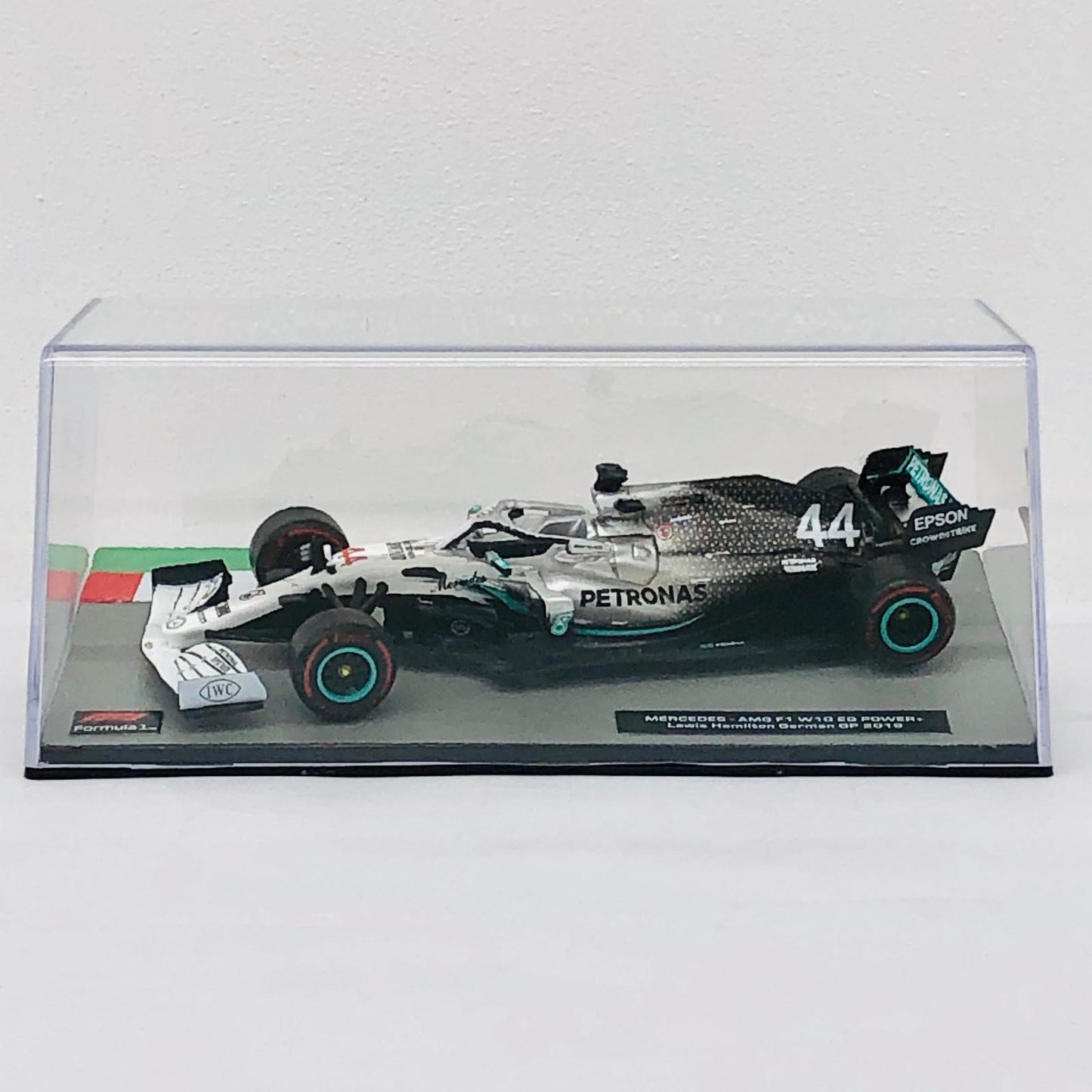 おもちゃ・玩具 [単品] 1/43 MERCEDES-AMG F1 W10 EQ POWER+ Lewis Hamilton German GP 2019 #44(シルバー×グリーン) 「F1マシンコレクション全国版 120」 同梱品 MERCEDES-AMG F1 W10 EQ POWER+ German GP 2019 #44 1/43スケール 120【加古川物流】