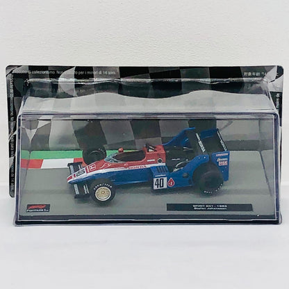 おもちゃ・玩具 [単品] 1/43 SPIRIT 201 1983 Stefan Johansson #40(ブルー×レッド) 「F1マシンコレクション全国版 115」 同梱品 SPIRIT 201 1983 #40 1/43スケール 115【加古川物流】