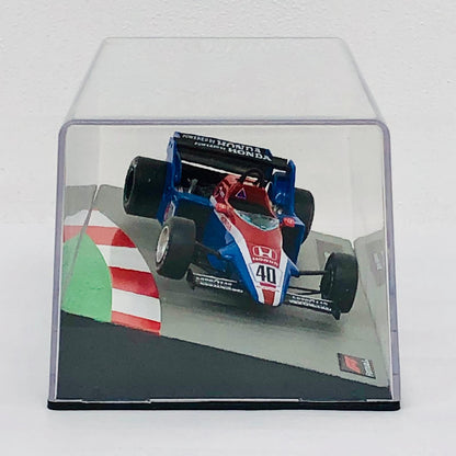 おもちゃ・玩具 [単品] 1/43 SPIRIT 201 1983 Stefan Johansson #40(ブルー×レッド) 「F1マシンコレクション全国版 115」 同梱品 SPIRIT 201 1983 #40 1/43スケール 115【加古川物流】