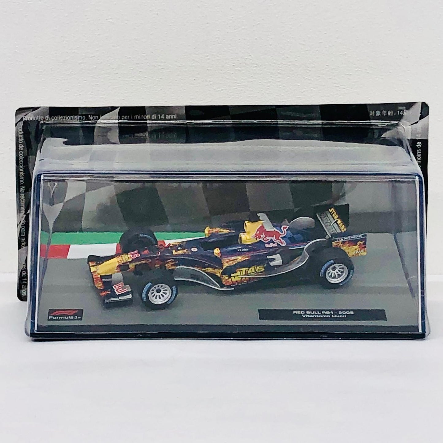 おもちゃ・玩具 [単品] 1/43 Red Bull RB1 2005 #15(ネイビー×イエロー×レッド) 「F1マシンコレクション全国版 146」 同梱品 Red Bull RB1 2005 #15 1/43スケール 146【加古川物流】