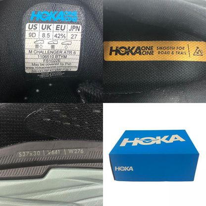 HOKA ONEONE | ホカオネオネ M CHALLENGER ATR 6 スニーカー ブラック 27cm【瀬戸大橋店】
