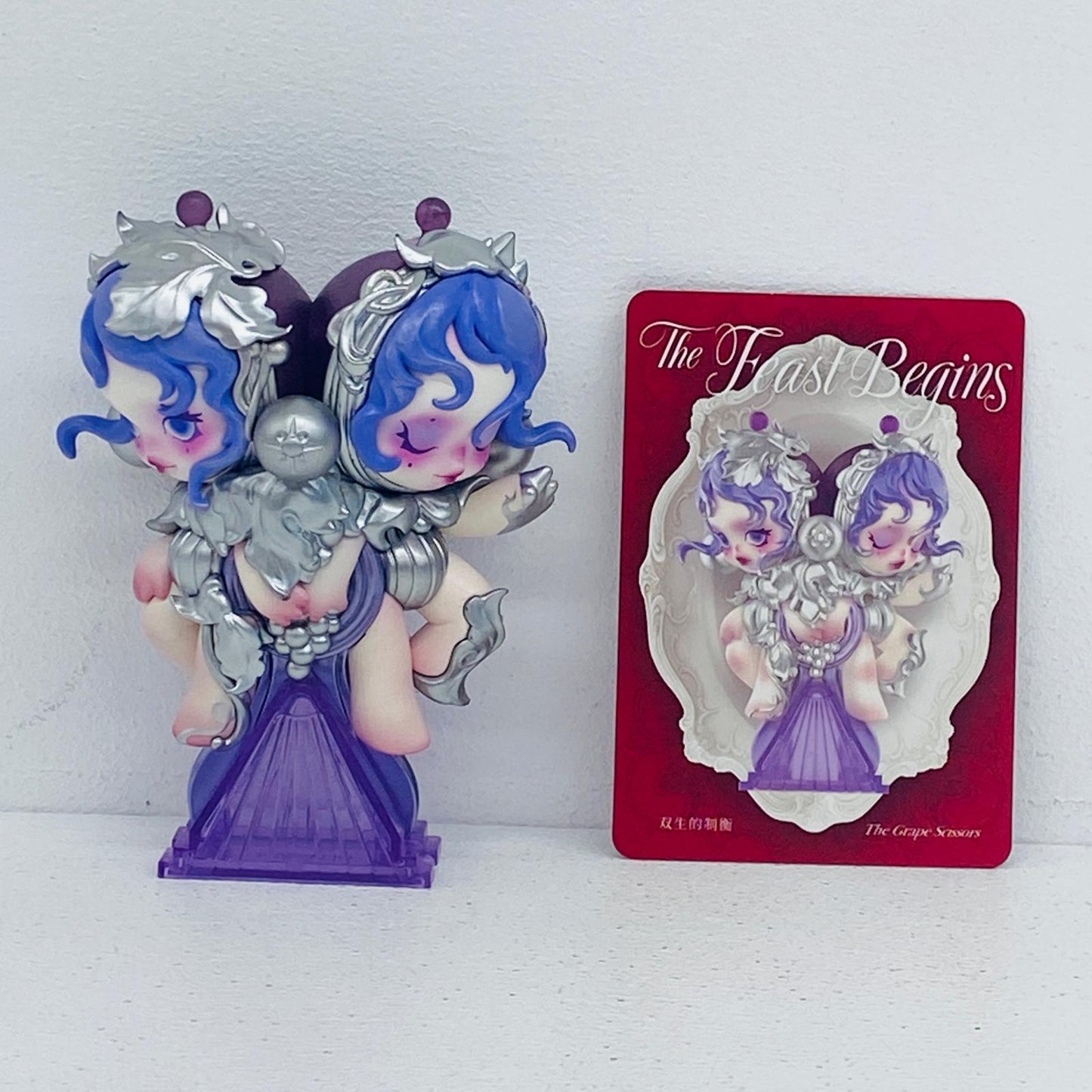 フィギュア The Grape Scissors 「POPMART SKULLPANDA The Feast Begins シリーズ」 The Grape Scissors 「POPMART SKULLPANDA The Feast Begins シ SKULLPANDA The Feast Begins シリーズ【フィギュア】【加古川物流】