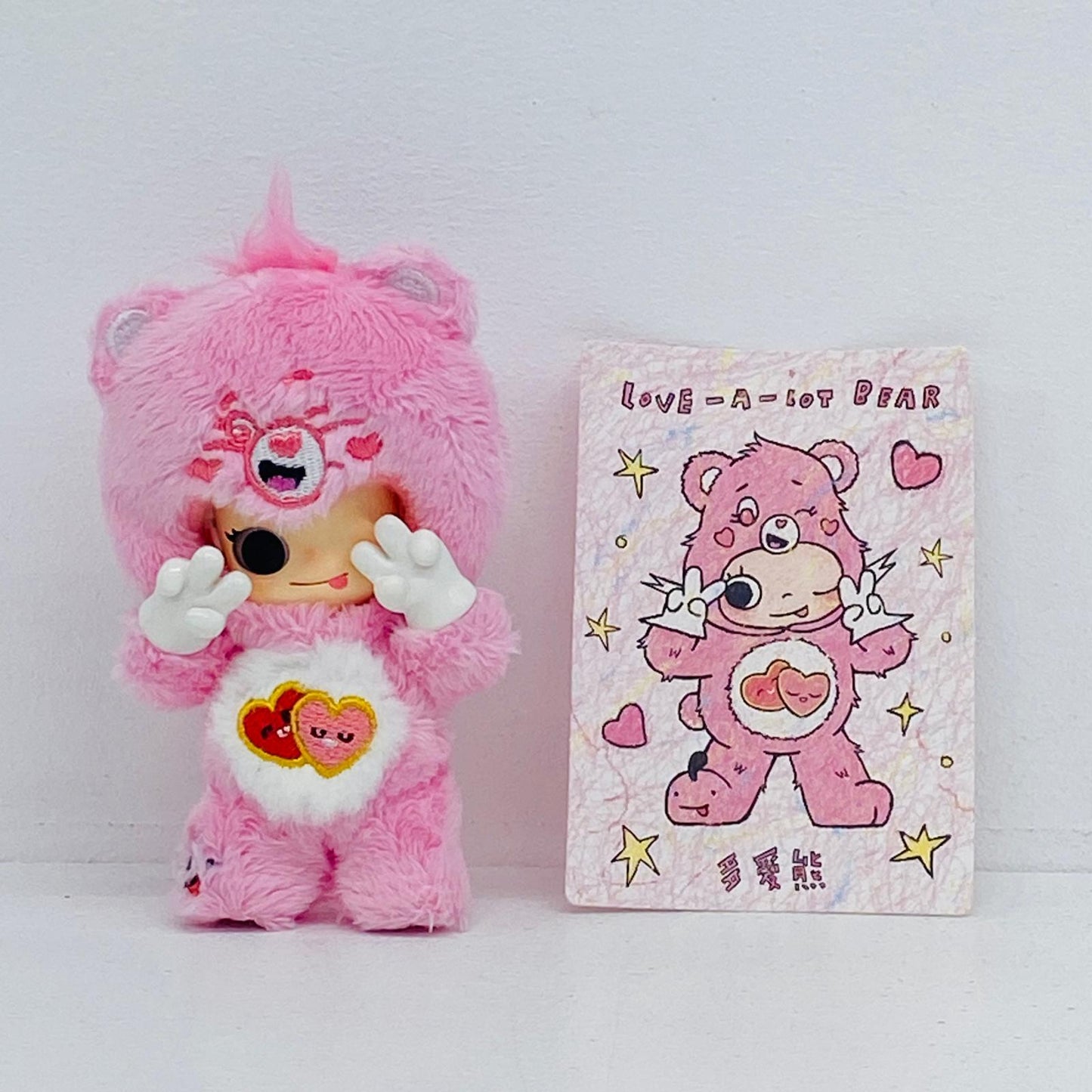 ぬいぐるみ Love-a-Lot Bear 「POPMART Zsiga × Care Bearsシリーズ」 Love-a-Lot Bear Zsiga × Care Bearsシリーズ【加古川物流】