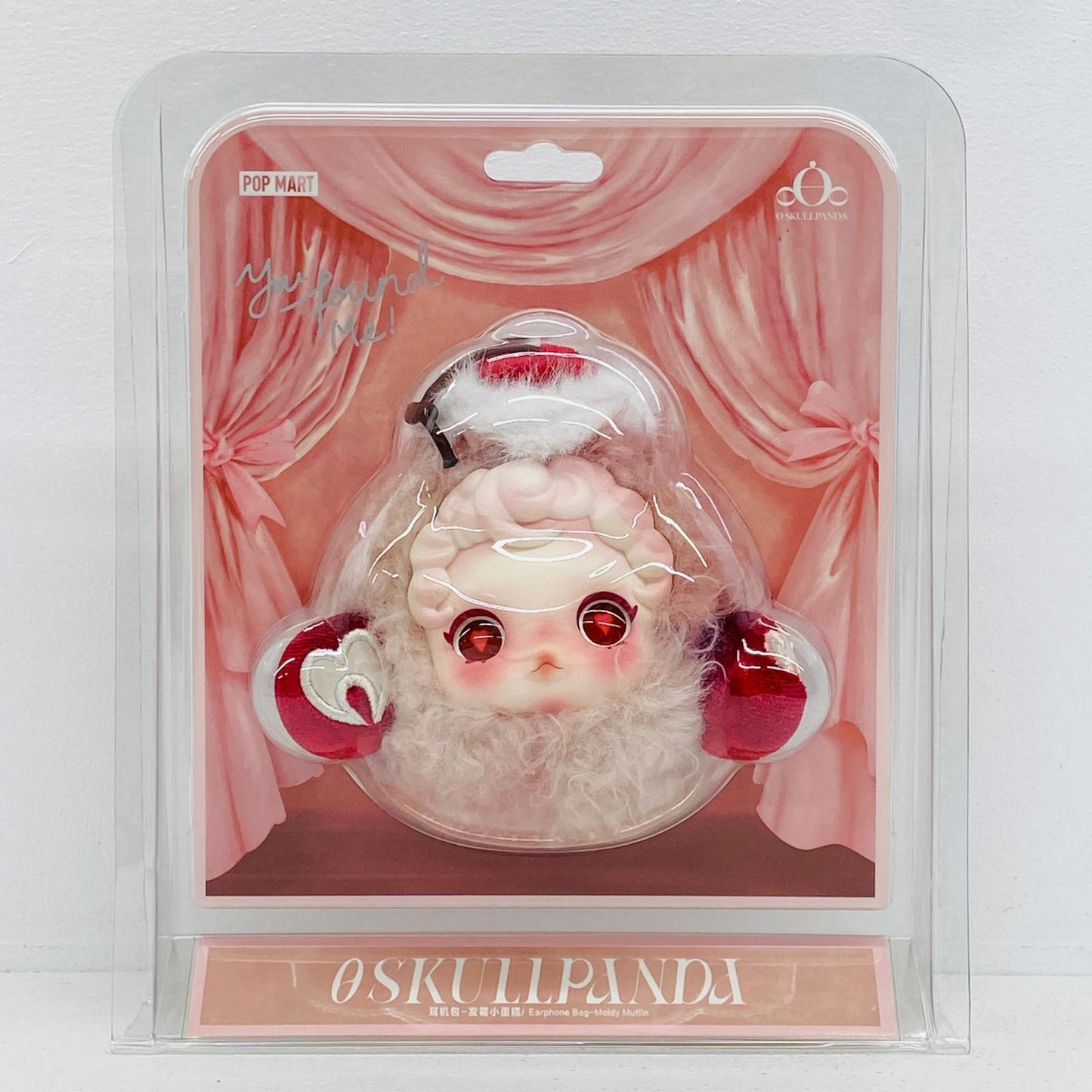 ぬいぐるみ Moldy Muffin Found Me!シリーズ イヤホンケース 「SKULLPANDA」 イヤホンケース Moldy Muffin Found Me!シリーズ【加古川物流】