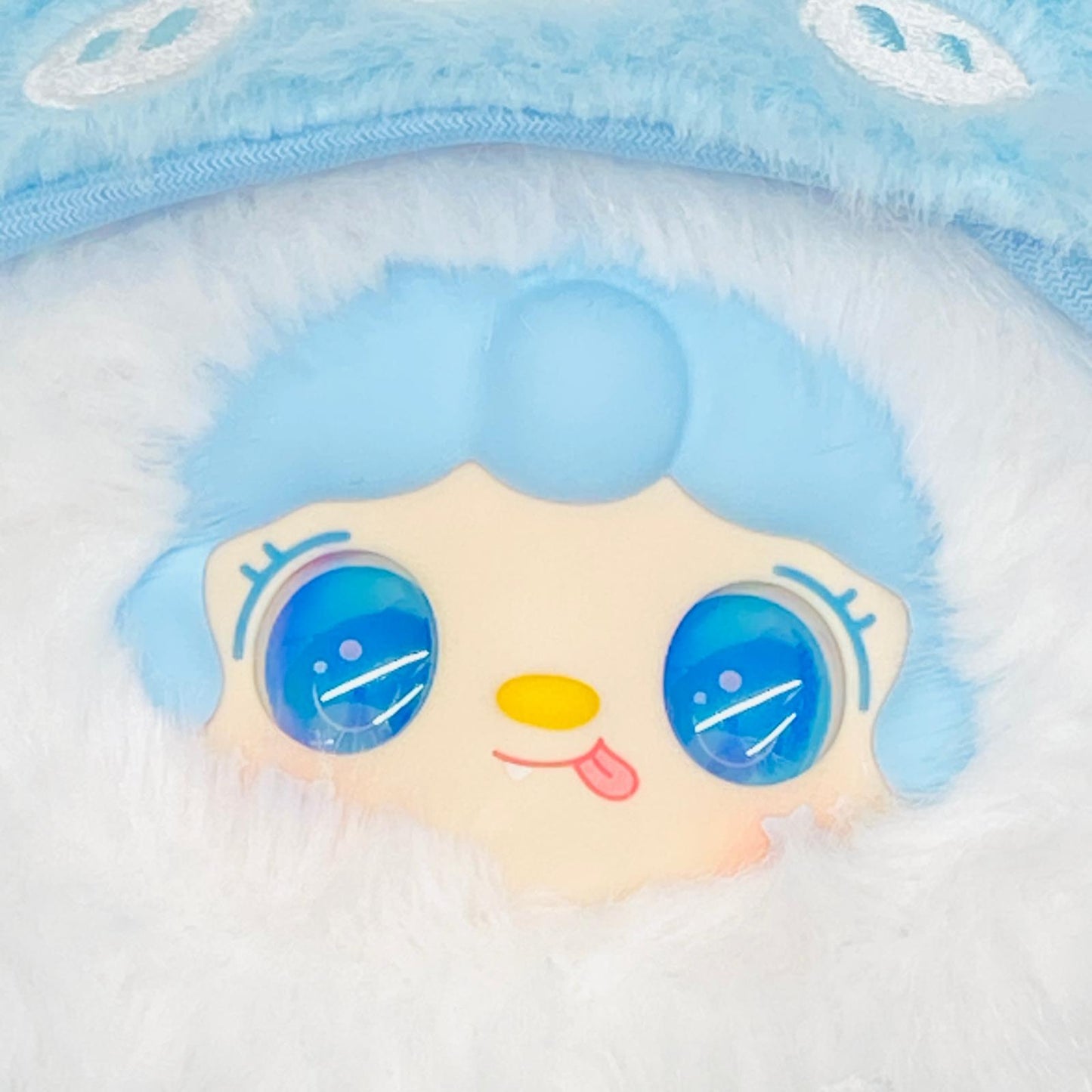 ぬいぐるみ Snowball Bear オーロラ目「Yooki 小熊 冬眠計画 ぬいぐるみペンダント」 Snowball Bear オーロラ目 Yooki 小熊 冬眠計画 ぬいぐるみペンダント【加古川物流】