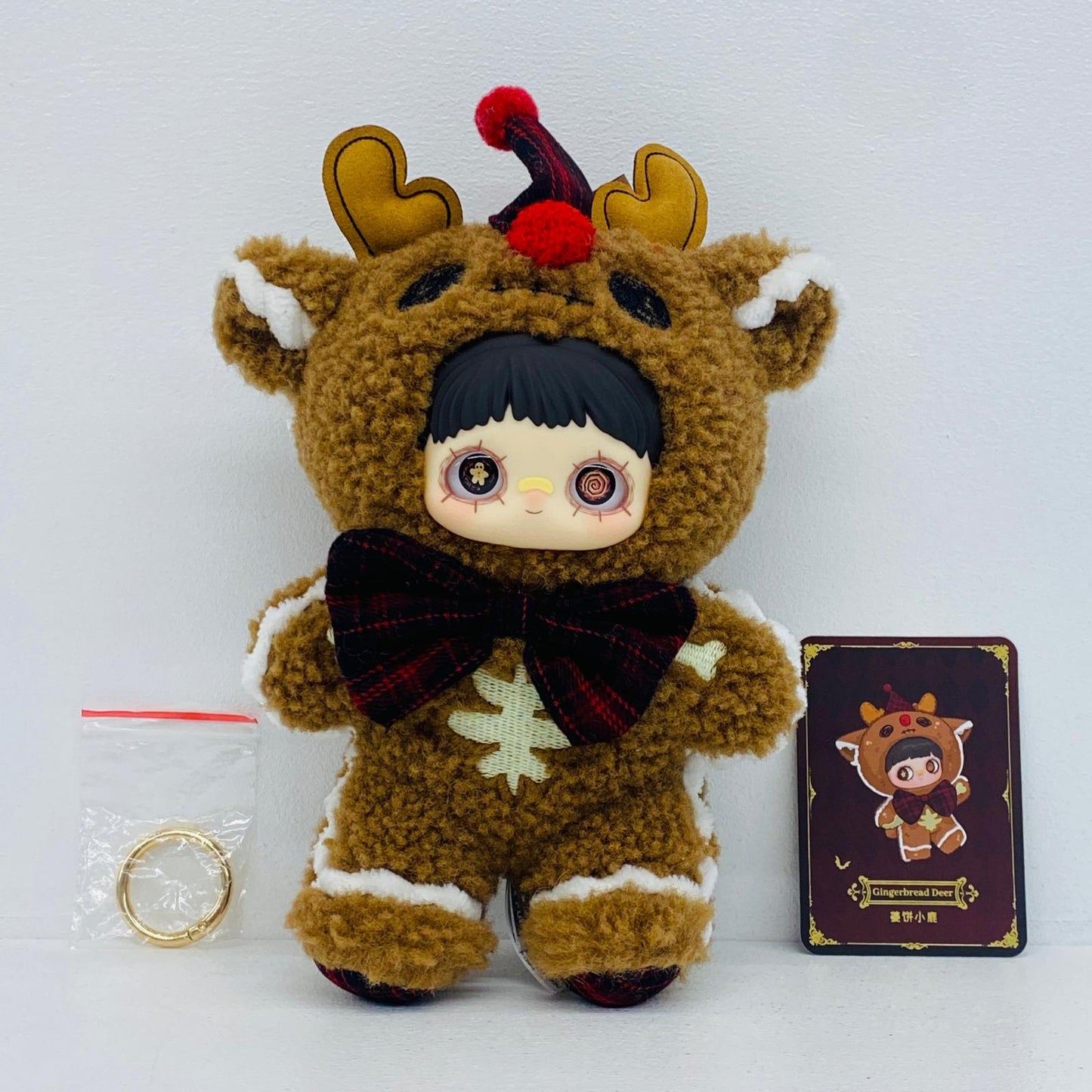 ぬいぐるみ Gingerbread Deer「TOPTOY MayMei Winter Weirdness シリーズ ぬいぐるみペンダント」 Gingerbread Deer MayMei Winter Weirdness シリーズ ぬいぐるみペンダント【加古川物流】