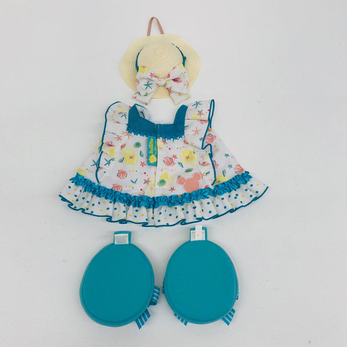 ぬいぐるみ シェリーメイ(ダッフィーのサニーファン) コスチュームセット(ぬいぐるみ用衣装) 「Duffy and Friends-ダッフィー＆フレンズ-」 東京ディズニーシー限定 シェリーメイ(ダッフィーのサニーファン) コスチュームセット 東京ディズニーシー限定【加古川物流】