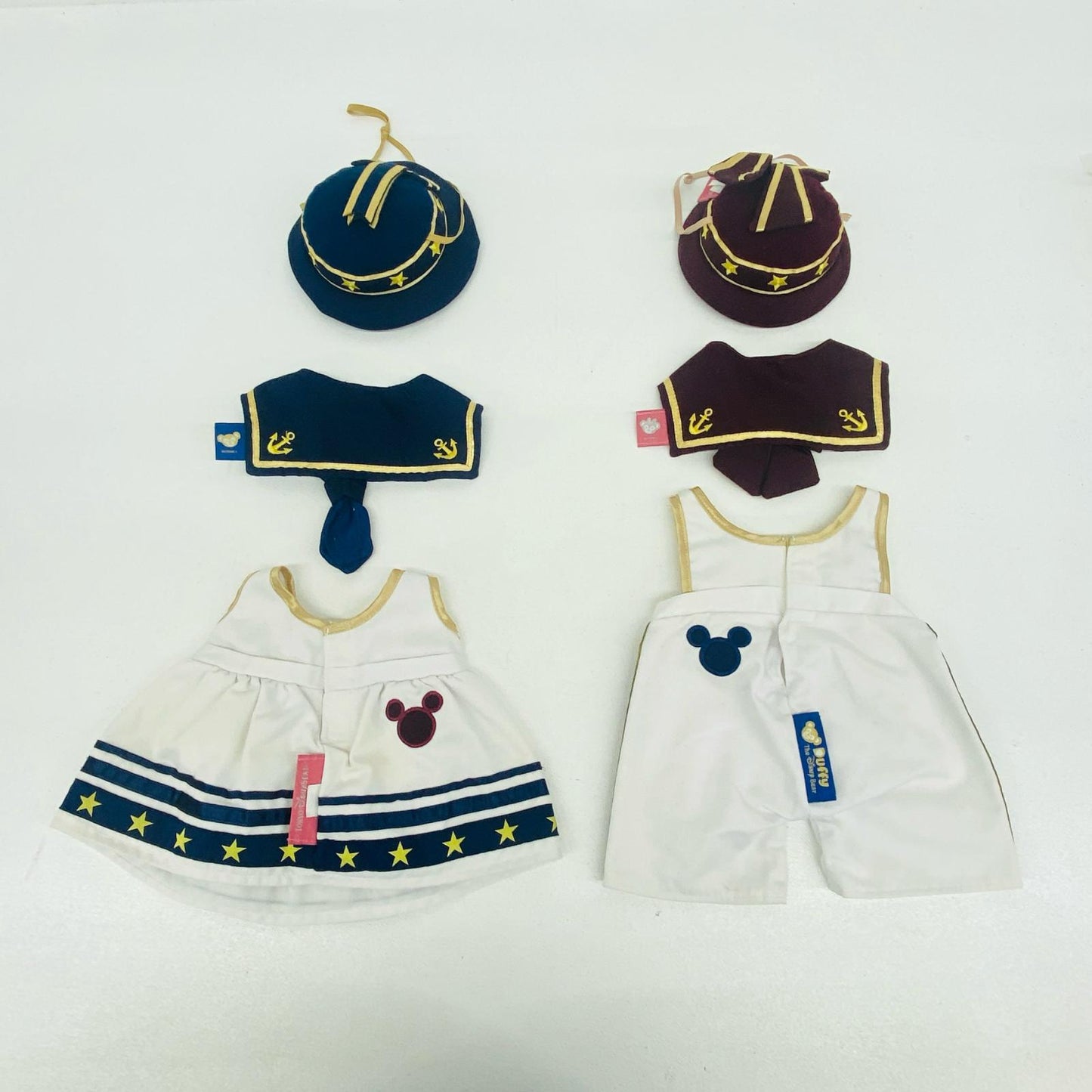 ぬいぐるみ ダッフィー＆シェリーメイ レギュラーコスチューム第1弾(ぬいぐるみ用衣装)2種セット 「ディズニーベア」 東京ディズニーシー限定 ダッフィー&シェリーメイ2種セット レギュラーコスチューム第1弾 東京ディズニーシー限定【加古川物流】