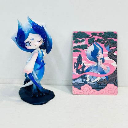 フィギュア The Indigo Winged Bird「POPMART AZURA Ethereal Realms： Mythical Beasts シリーズ」 The Indigo Winged Bird AZURA Ethereal Realms： Mythical Beasts シリーズ【フィギュア】【加古川物流】