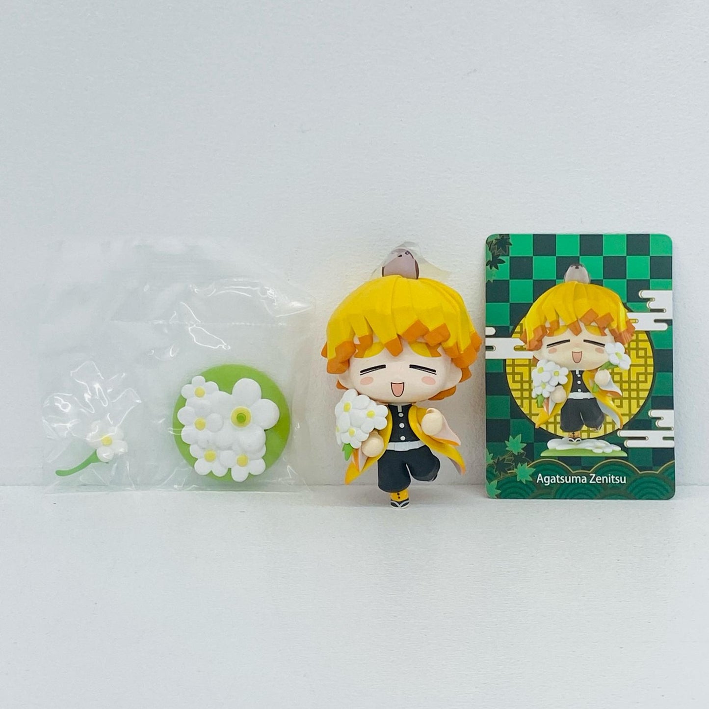 フィギュア 我妻善逸 「POPMART 鬼滅の刃 誕生日花 シリーズ」 我妻善逸 鬼滅の刃 誕生日花 シリーズ【フィギュア】【加古川物流】