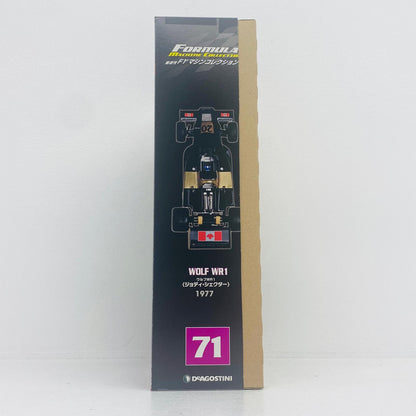 おもちゃ・玩具 [単品] 1/43 WOLF WR1 1977 Judy Scheckter #20(ブラック×ゴールド) 「F1マシンコレクション全国版 71」 同梱品 WOLF WR1 1977 Judy Scheckter 1/43スケール【加古川物流】