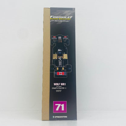 おもちゃ・玩具 [単品] 1/43 WOLF WR1 1977 Judy Scheckter #20(ブラック×ゴールド) 「F1マシンコレクション全国版 71」 同梱品 WOLF WR1 1977 Judy Scheckter 1/43スケール【加古川物流】