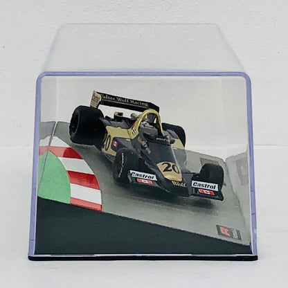 おもちゃ・玩具 [単品] 1/43 WOLF WR1 1977 Judy Scheckter #20(ブラック×ゴールド) 「F1マシンコレクション全国版 71」 同梱品 WOLF WR1 1977 Judy Scheckter 1/43スケール【加古川物流】