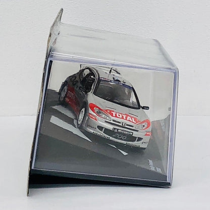 おもちゃ・玩具 [単品] 1/43 Peugeot 206 WRC プジョー シルバー「ラリーカーコレクション」 8号同梱品 Peugeot 206 WRC プジョー 1/43スケール【加古川物流】