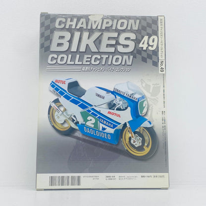 おもちゃ・玩具 [単品] 1/24 YAMAHA TZ250L 1984 #2(ホワイト×ライトブルー×グリーン) 「隔週刊チャンピオン・バイク・コレクション No.49」 同梱品 YAMAHA TZ250L 1984 1/24スケール【加古川物流】