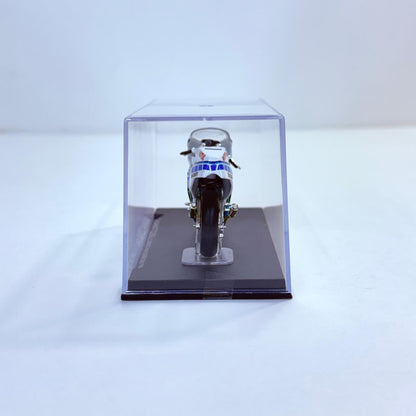 おもちゃ・玩具 [単品] 1/24 YAMAHA TZ250L 1984 #2(ホワイト×ライトブルー×グリーン) 「隔週刊チャンピオン・バイク・コレクション No.49」 同梱品 YAMAHA TZ250L 1984 1/24スケール【加古川物流】