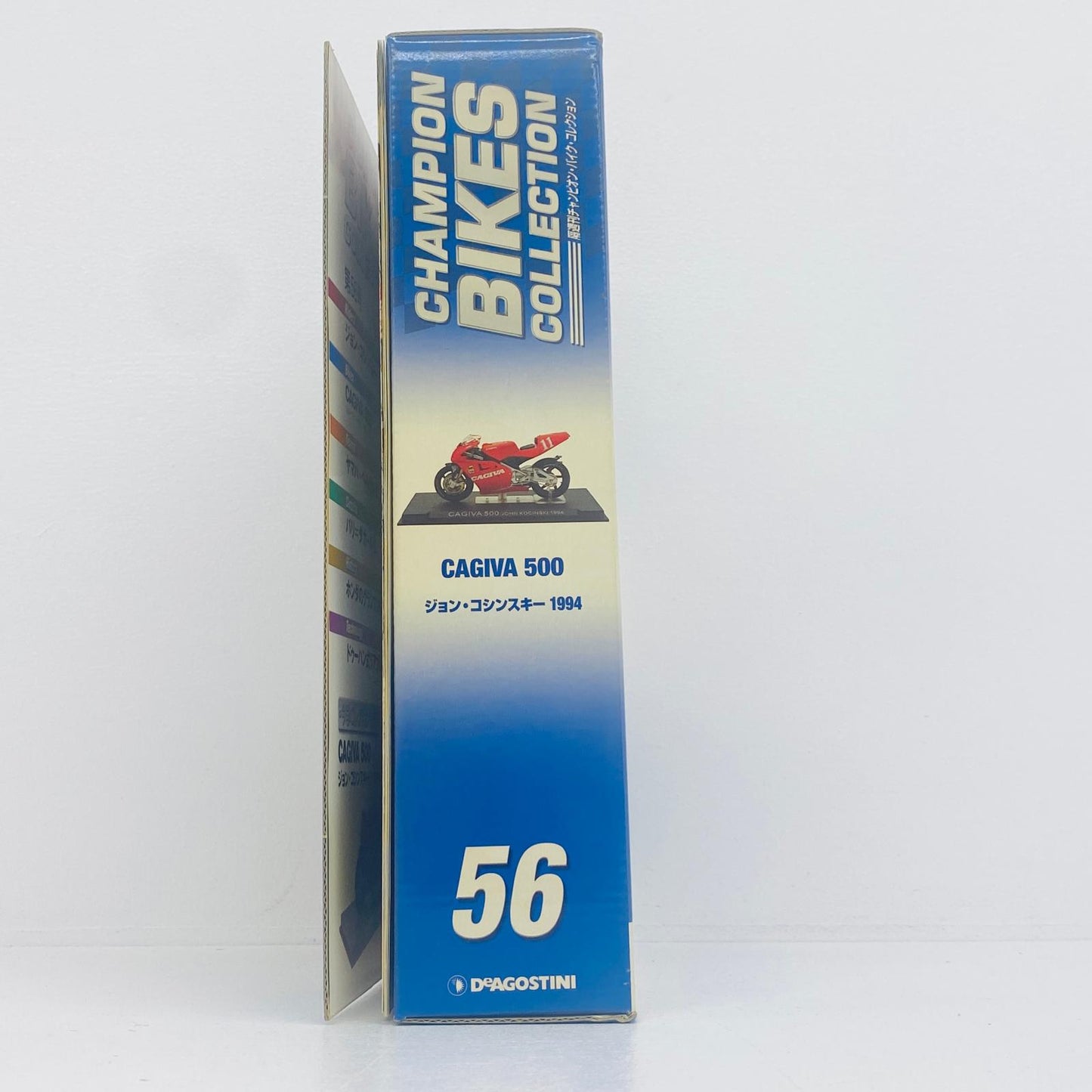 おもちゃ・玩具 [単品] 1/24 CAGIVA 500 1994 #11(レッド×ホワイト) 「隔週刊チャンピオン・バイク・コレクション No.56」 同梱品 CAGIVA 500 1994 1/24スケール【加古川物流】