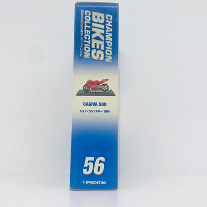 おもちゃ・玩具 [単品] 1/24 CAGIVA 500 1994 #11(レッド×ホワイト) 「隔週刊チャンピオン・バイク・コレクション No.56」 同梱品 CAGIVA 500 1994 1/24スケール【加古川物流】